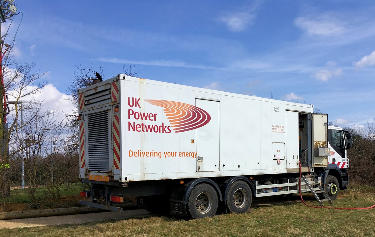 Construction rental generator