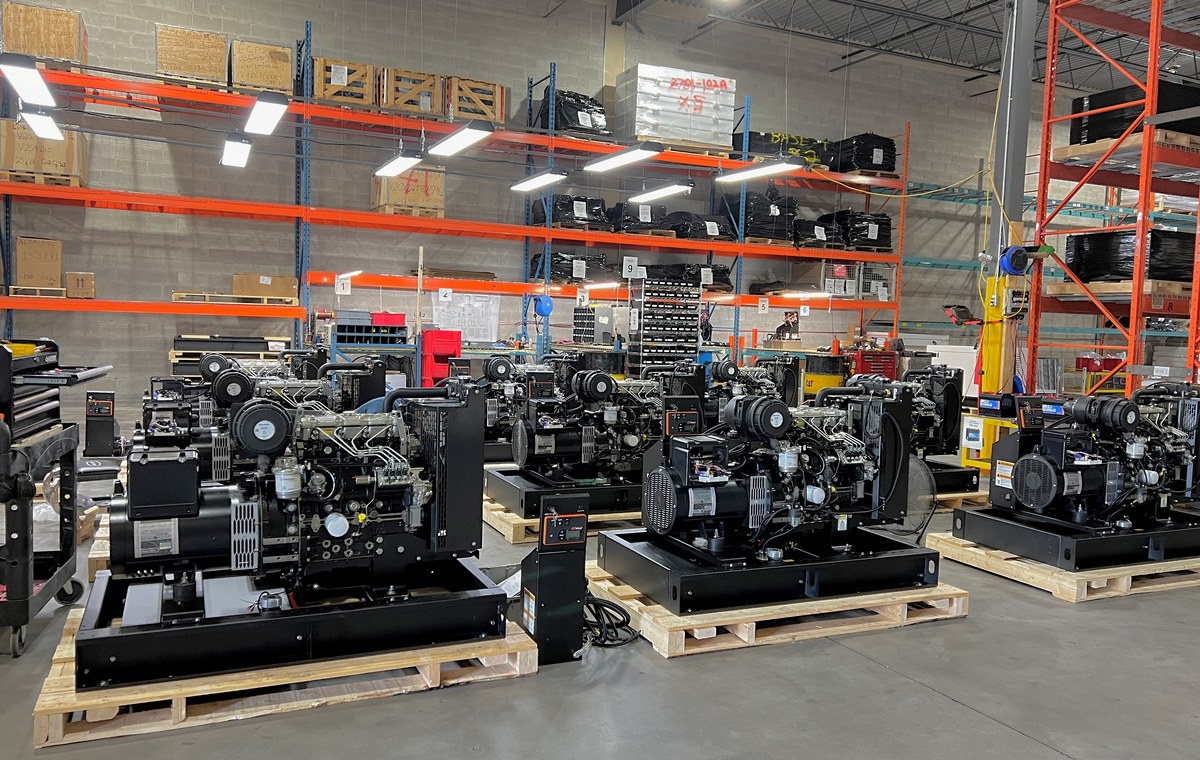 Factory generator supply